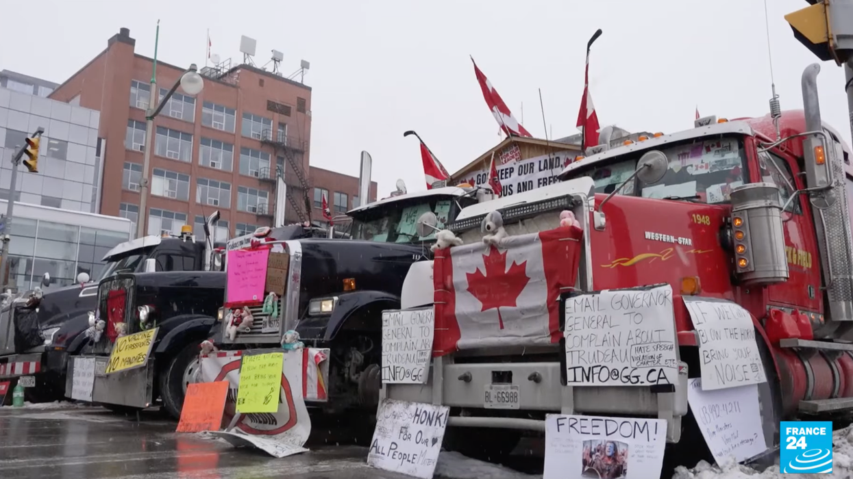 Court empowers police to break anti-vax bridge blockade in Canada