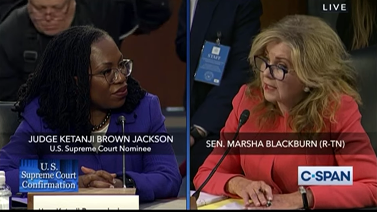 Marsha Blackburn's latest attempt to smear Ketanji Brown Jackson ends in disaster