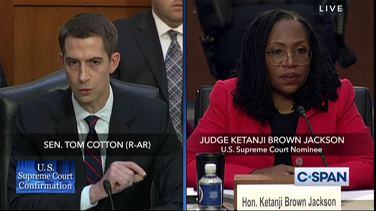 'I'm not the Congress': Kentaji Brown Jackson masterfully shuts down Tom Cotton's gotcha question