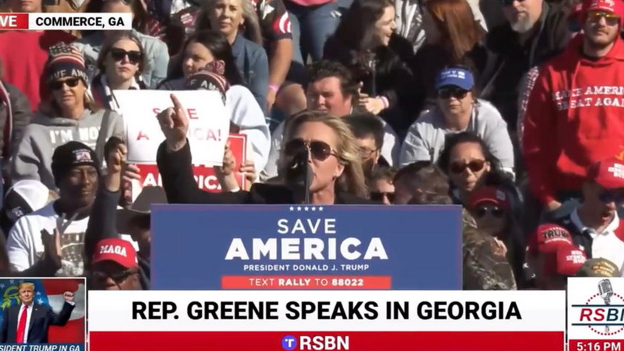 Watch: GOP Rep. Greene warns Pete Buttigieg and his husband to 'stay out of girls’ bathrooms'