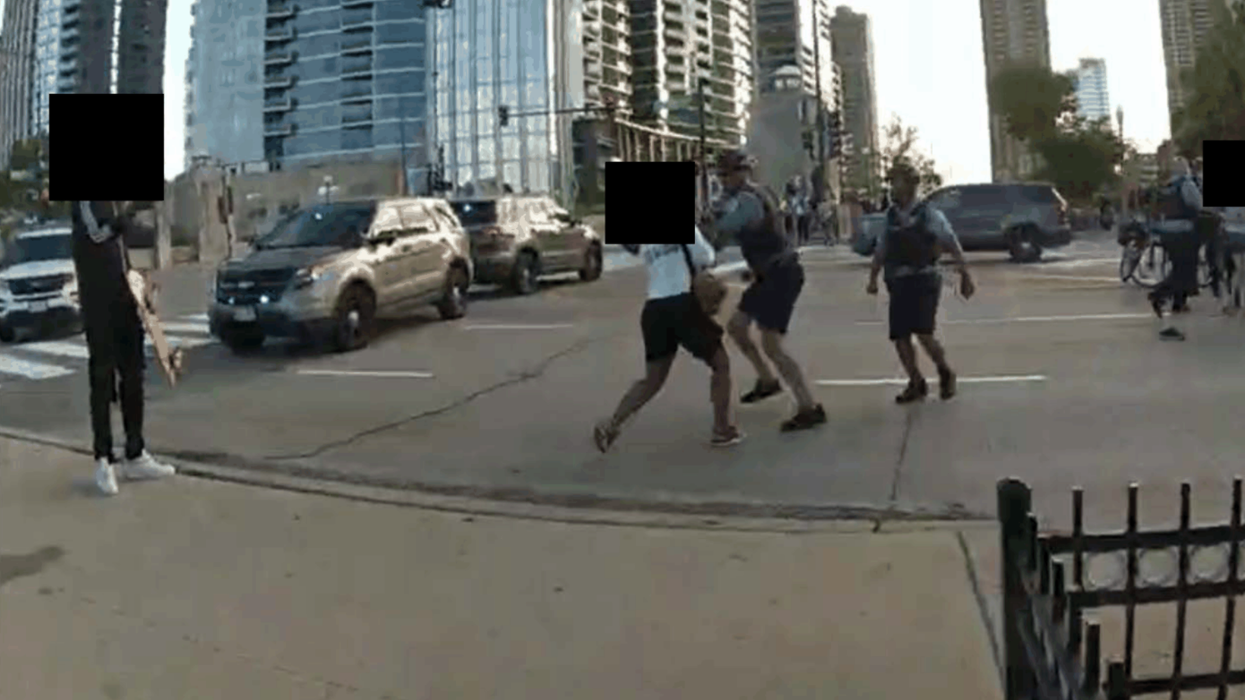Bodycam footage shows Chicago cop punching social justice activist in the face