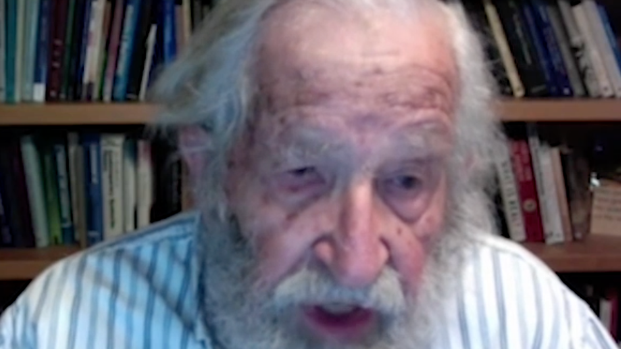 Noam Chomsky: How George Orwell's 'doublethink' became the way of the world