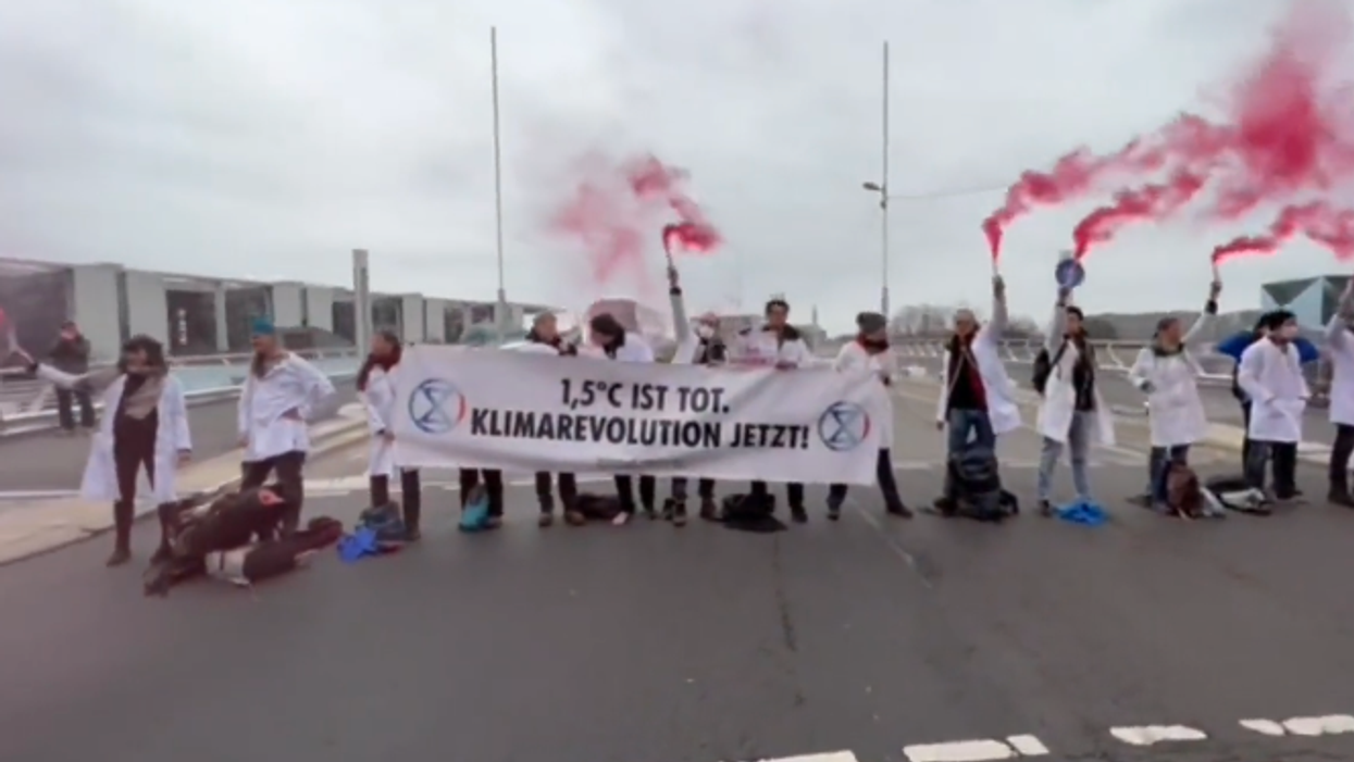 Dozens arrested as scientists worldwide mobilize to demand 'climate revolution'
