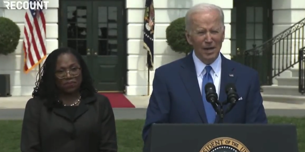 'Abuse': Biden celebrates KBJ confirmation at White House ceremony but