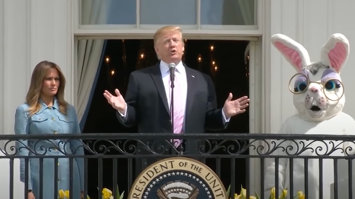 Trump issues bizarre 'Happy Easter' statement attacking 'radical left maniacs'