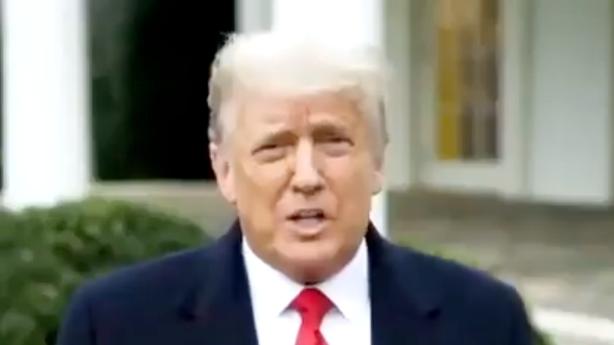 Donald Trump's spokesperson just tweeted his deleted insurrection video. Users now want her banned too