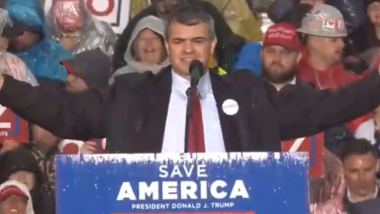 'Where's the asteroid?': GOP House candidate mocked for saying rain at Donald Trump's rally is 'God's tears'