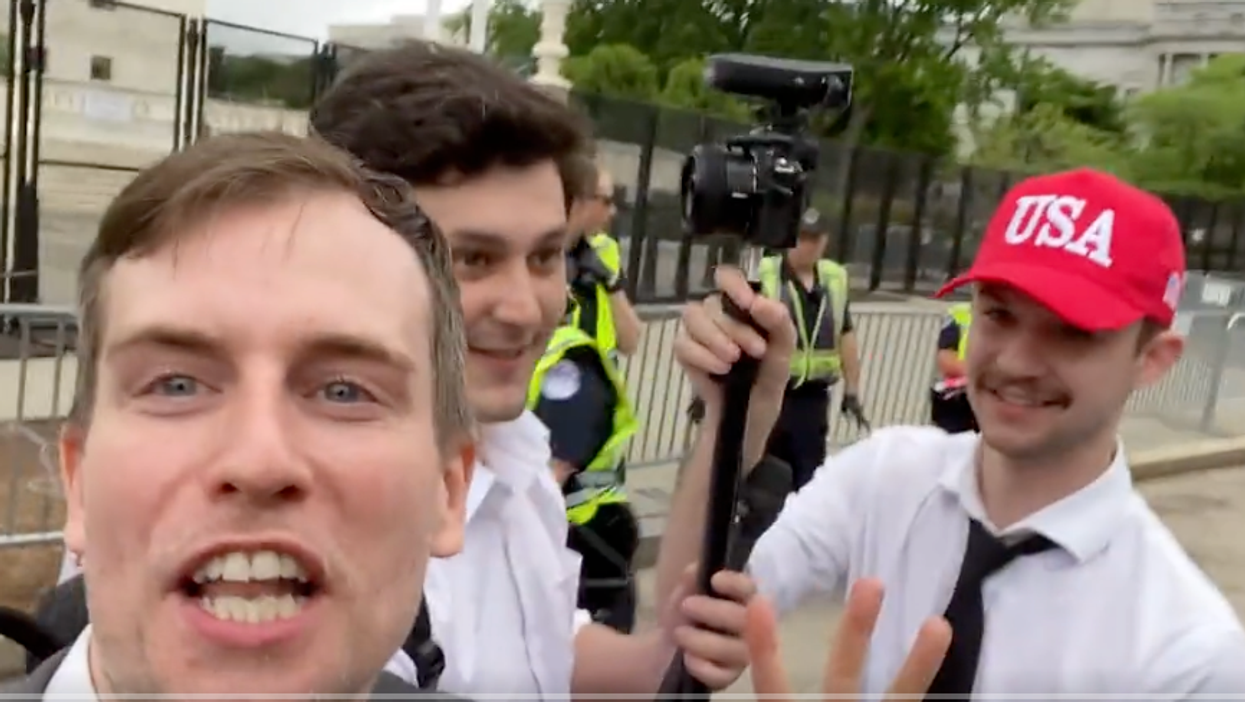 'The best fascists you'll ever see': Comedian trolls male anti-choice activists demanding their civil rights