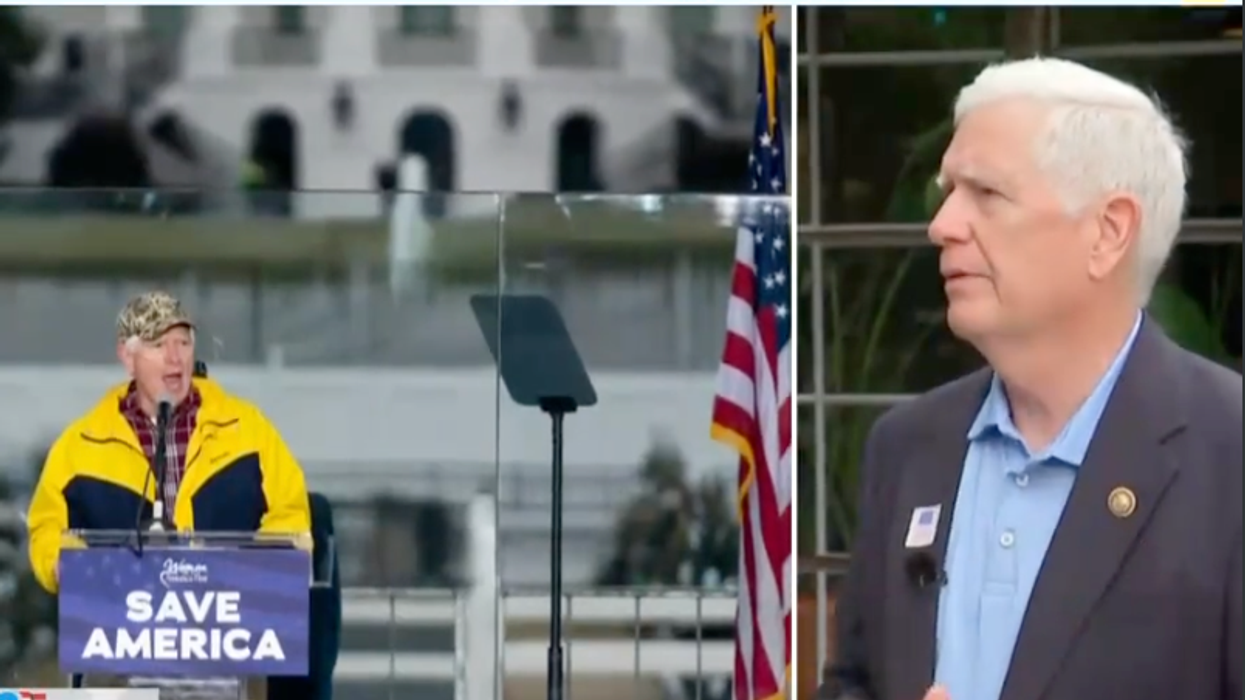 Election denying Congressman Mo Brooks spouts off a torrent of lies in absolutely wild MSNBC interview