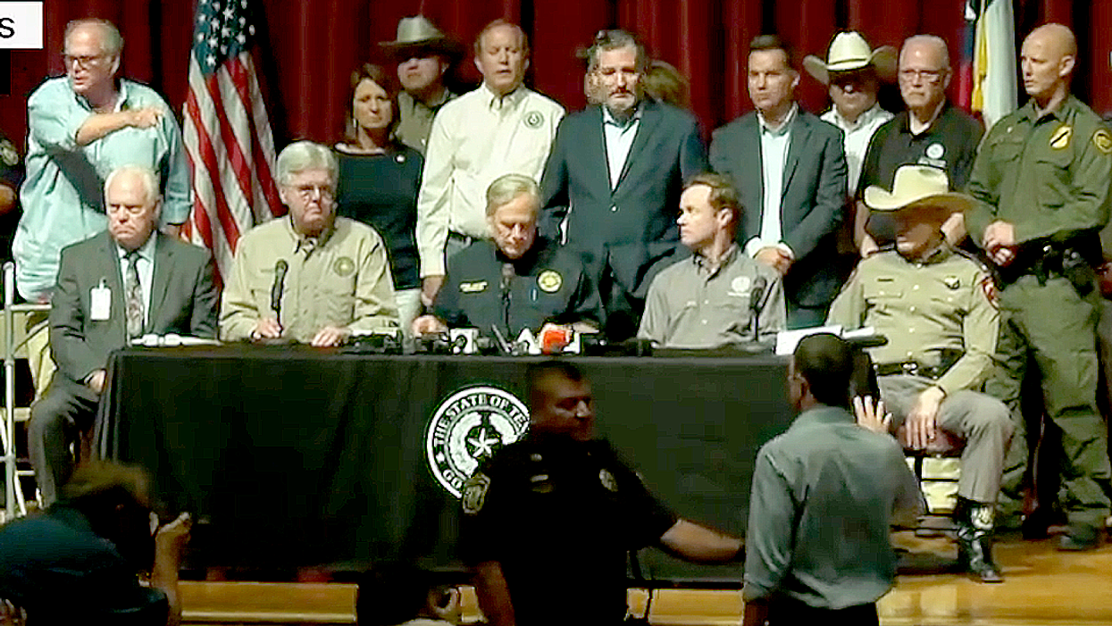 Watch: Beto O'Rourke escorted out of press conference after confronting Greg Abbott, Ted Cruz over Uvalde shooting