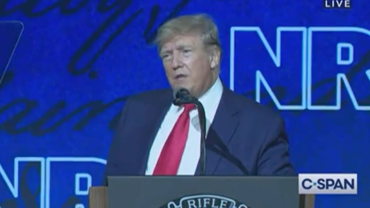 'Grotesque': Disgust as Trump reads names of Uvalde victims at NRA convention
