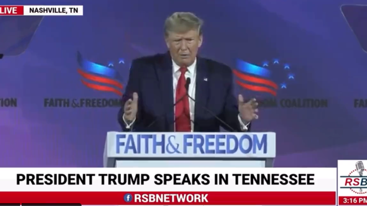 Watch: Trump delusionally claims he drew a larger crowd than MLK did for the March on Washington