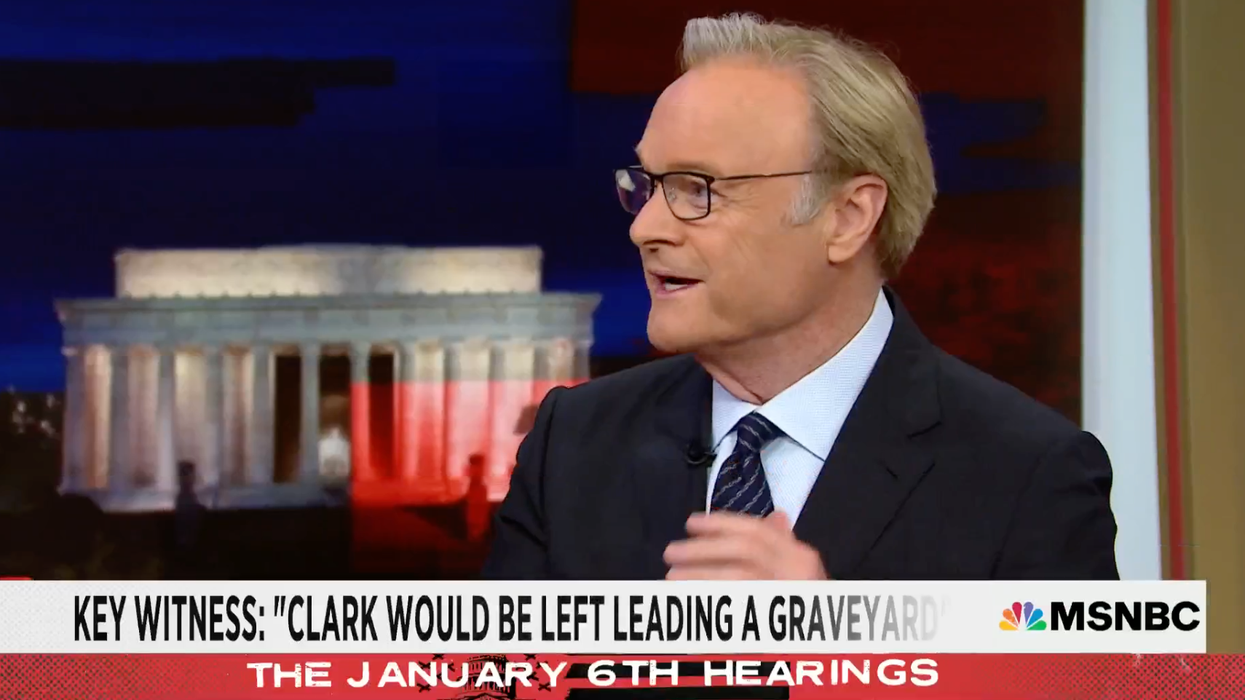 Watch: Lawrence O'Donnell torches Trump for dismissing DOJ aftermath he could have caused if he'd reversed the election