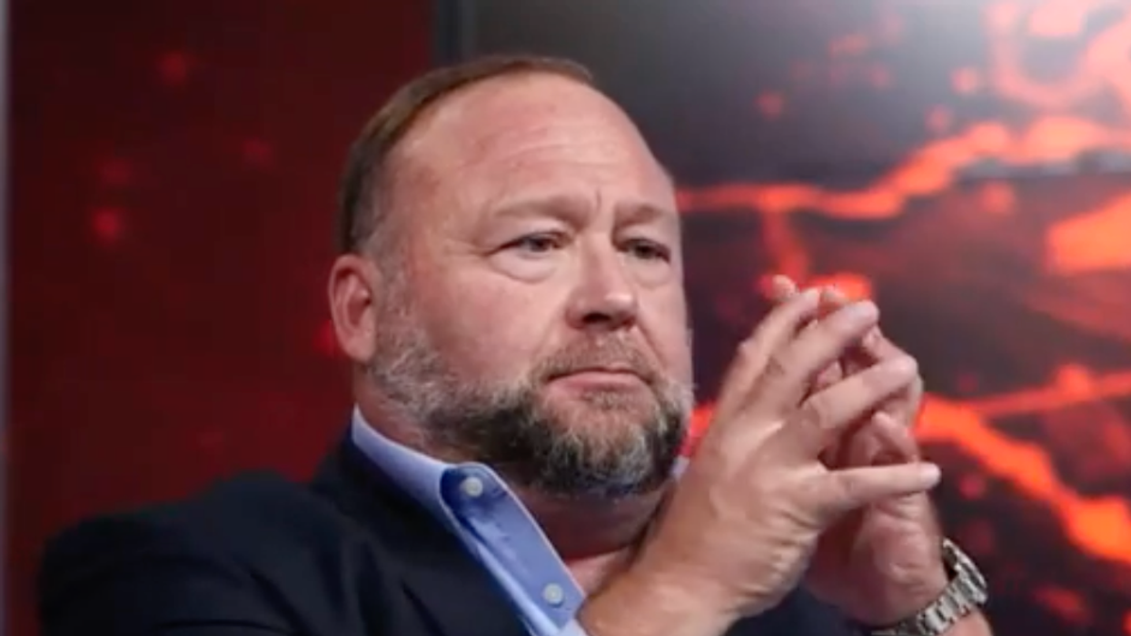 Alex Jones likens himself to Jesus Christ in wild dystopian rant