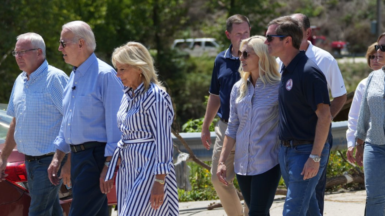 Biden travels to Kentucky to console flood survivors as McConnell and Paul go 'MIA'