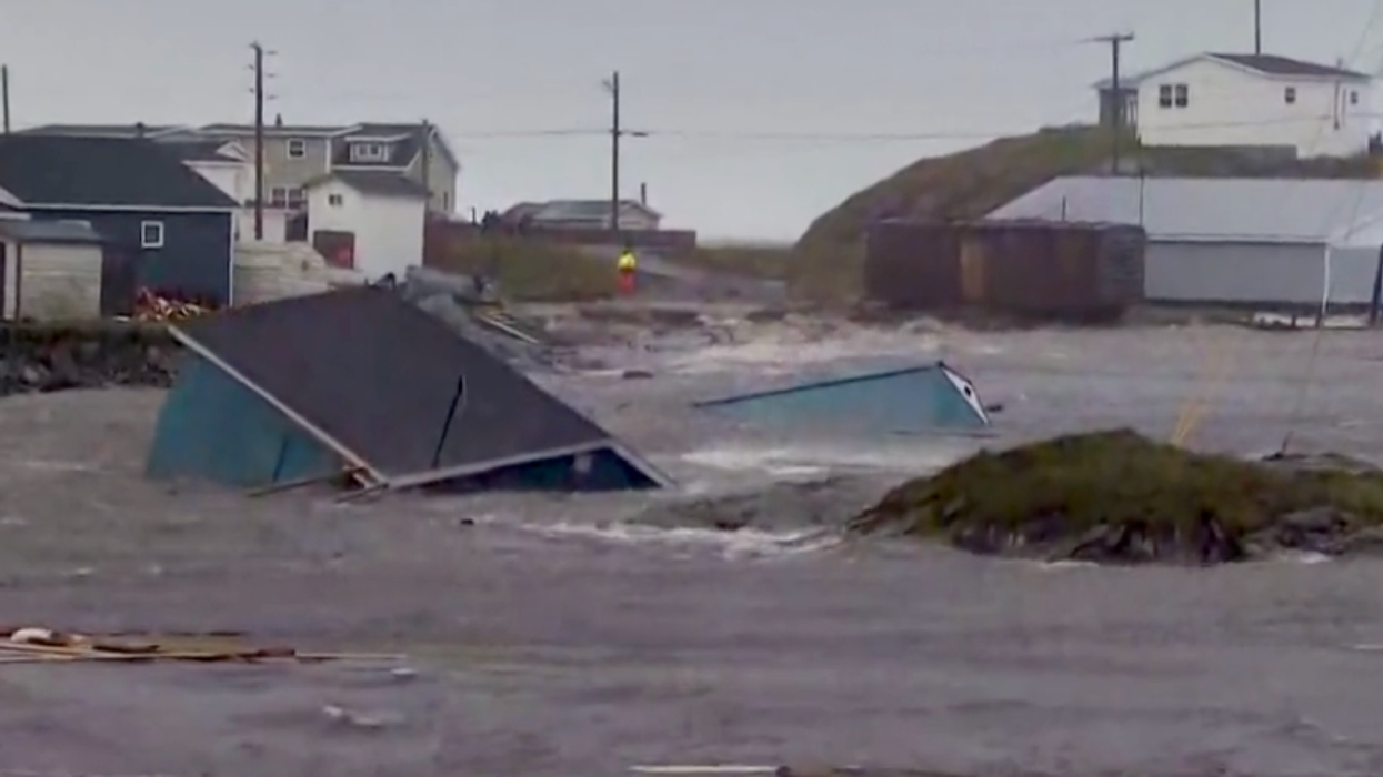 Watch: Remnants of Hurricane Fiona sweep coastal Canadian homes into the sea