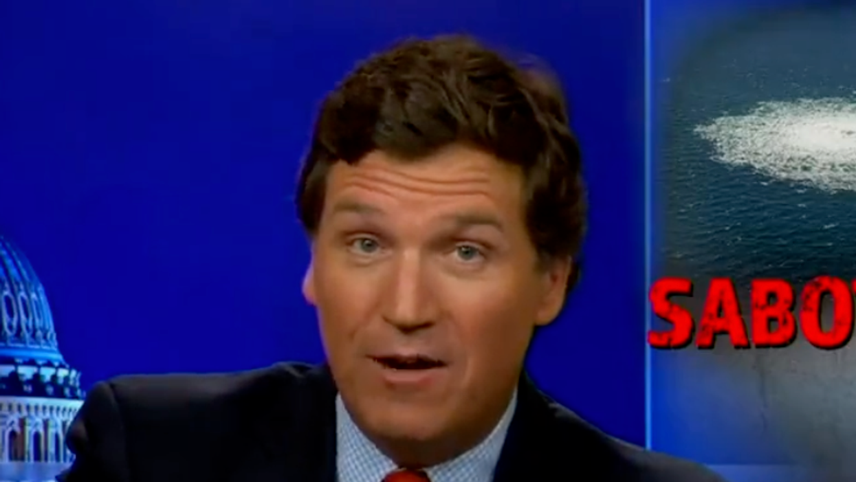 Watch: Tucker Carlson baselessly accuses the United States of sabotaging Russia's Nord Stream Pipelines