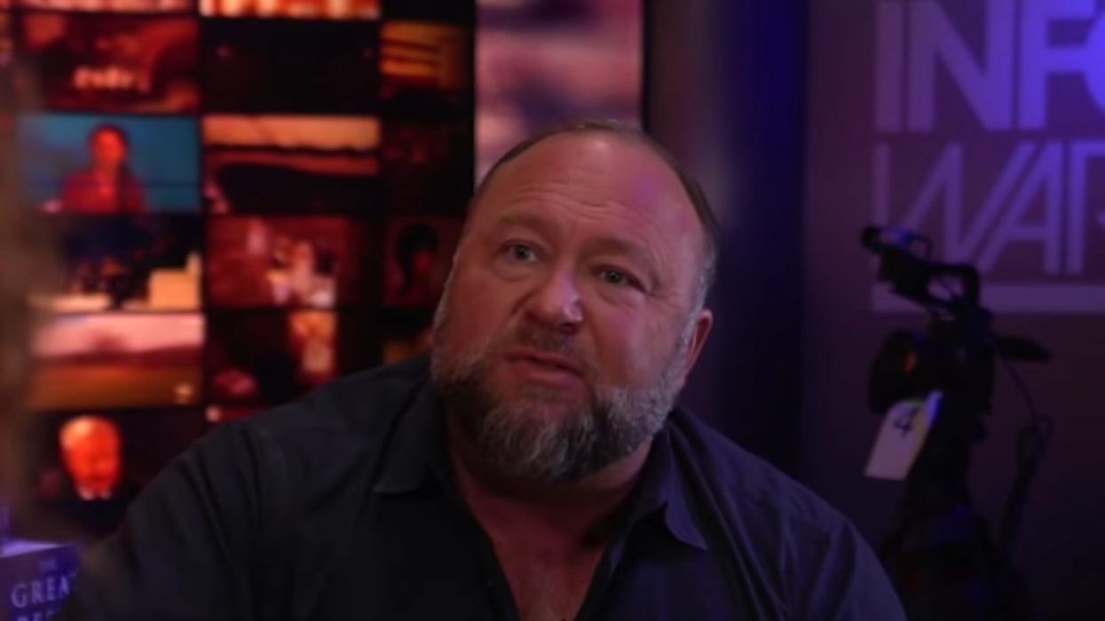Watch: Alex Jones declares that he is Adolf Hitler and a child murderer in unhinged interview