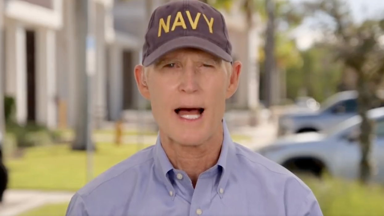 Watch: Rick Scott refuses to condemn Donald Trump's racist rhetoric six times in four minutes