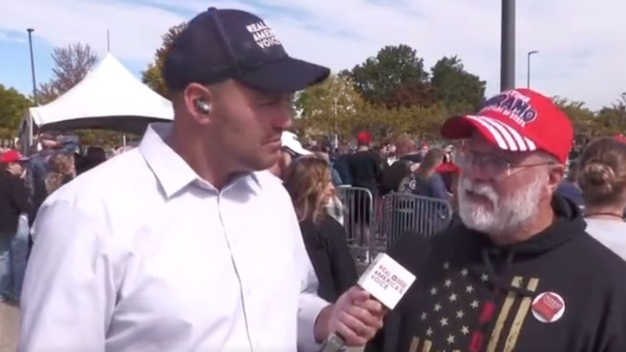 'Like a family member': Trump rallygoer blubbers while recalling Rush Limbaugh's death