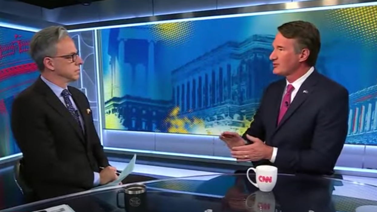 'Disappointed': Jake Tapper grills GOP Virginia governor over support of election denier Kari Lake