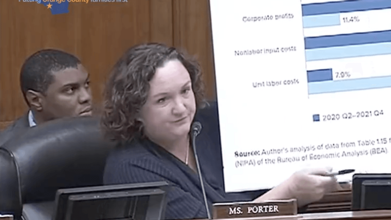 Watch: Chart-armed Katie Porter proves that corporate greed is the primary cause of inflation