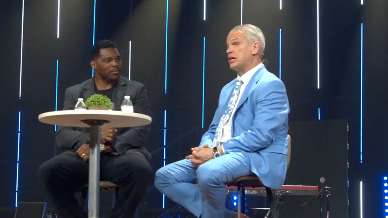 Herschel Walker flunks basic anatomy: 'If you can't produce a child, you're a man'