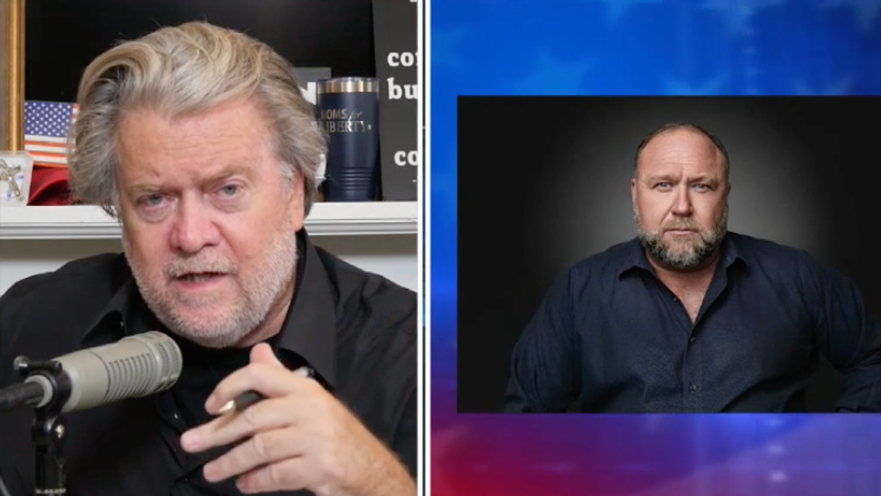 Watch: Alex Jones without evidence says Democrats are 'cornered rats' plotting to steal midterms