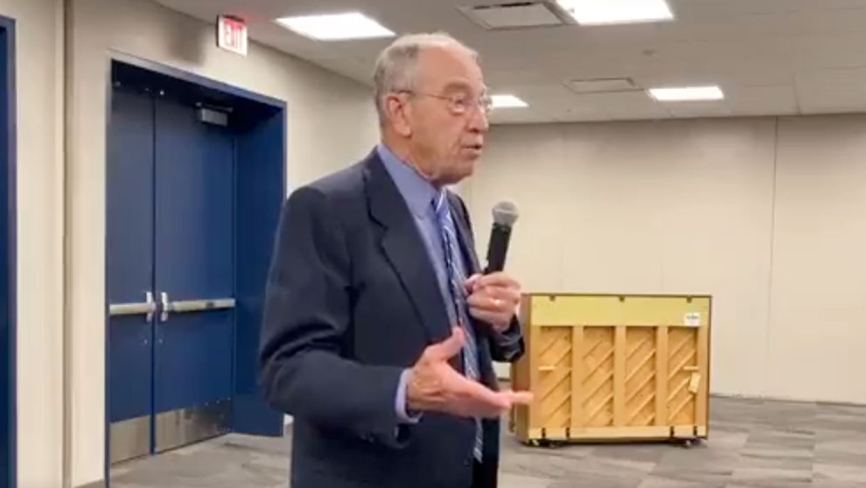 Chuck Grassley cites the Iron Curtain as why Donald Trump's border wall should be completed