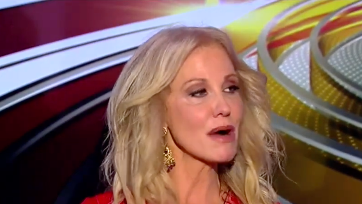 Kellyanne Conway pitches fit at Democrats for 'vomiting' out warnings about 'protecting democracy'