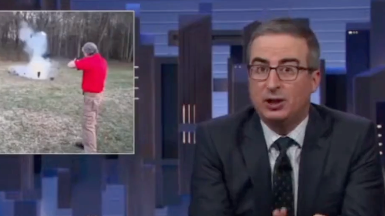 John Oliver goes on the offensive against Republicans who lie about elections with help from Nick Offerman