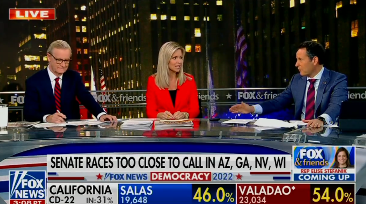'How is this not a red wave?': Frustrated Fox & Friends hosts struggle to understand election results