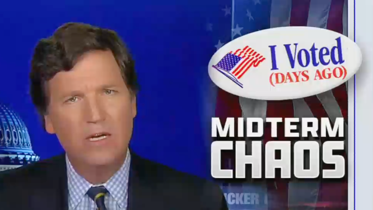Tucker Carlson whines about Democrats winning in places where Republicans spread voter fraud lies