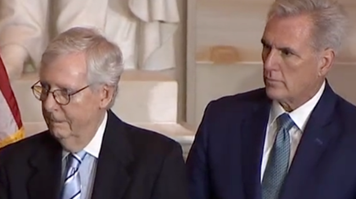 'They're just two-faced': Mother of fallen Capitol cop torches Kevin McCarthy and Mitch McConnell