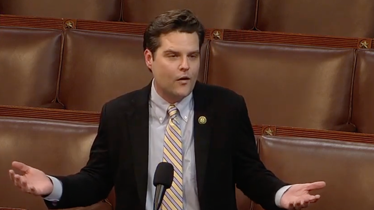 Matt Gaetz calls Kevin McCarthy a 'squatter' while nominating Donald Trump for speaker of the House