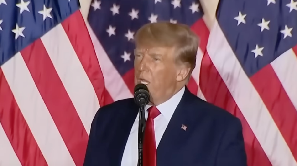 Donald Trump accuses the 'fake news media' of downplaying the Joe 'Bidden' documents story