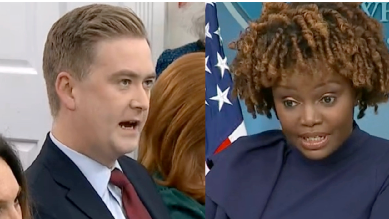 'Anything else?' Watch Karine Jean-Pierre smoothly slam Peter Doocy