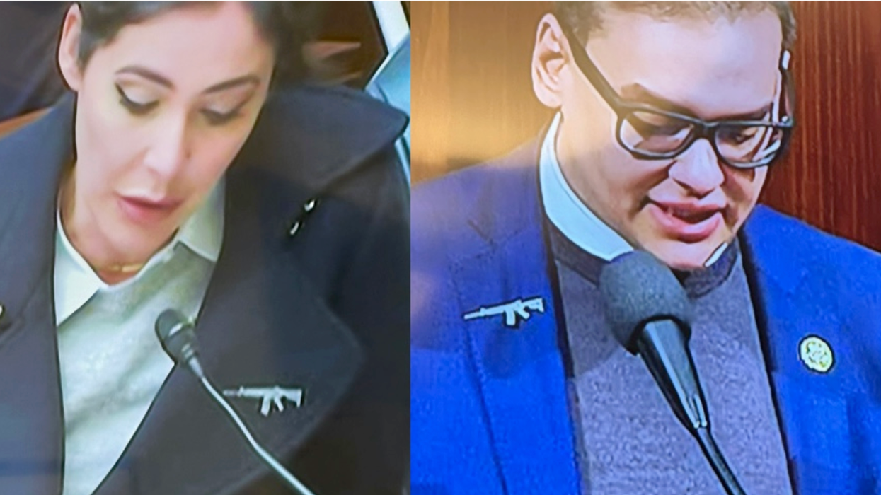 'Absolutely repulsive': Some House Republicans are now wearing an assault weapon lapel pin
