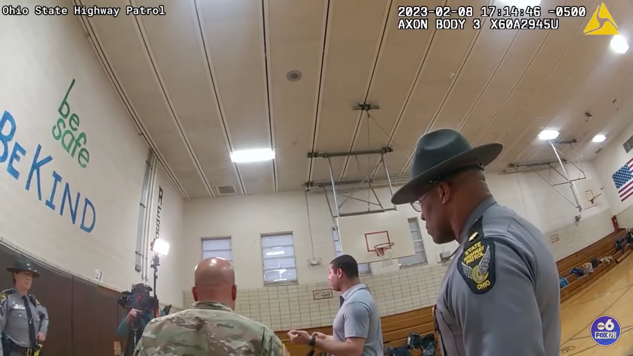 'Stop, sir': New video shows Ohio national guard commander 'shove' reporter — calling self-defense claim into question