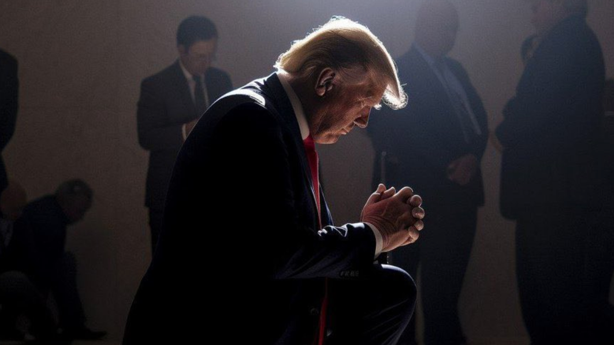 'Send more p to grab': Donald Trump brutally mocked over fake prayer photo