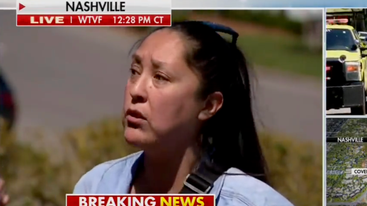 'How is this still happening?' Mass shooting survivor hijacks news conference to plea for gun control
