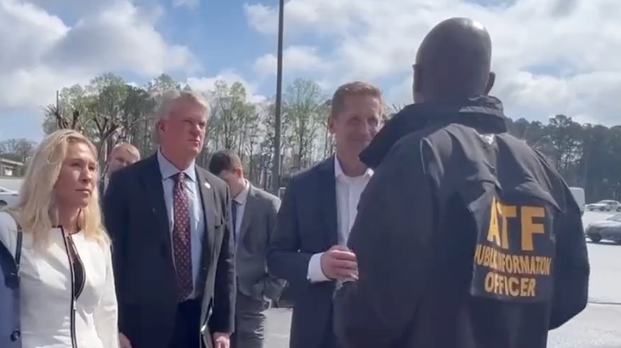 'Menacing wickedness': Twitter explodes at Marjorie Taylor Greene for blocking ATF gun store inspection