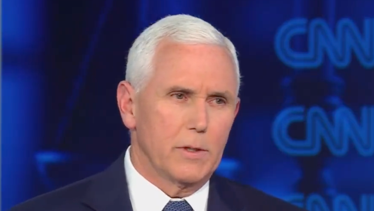 'This was a grand jury': Wolf Blitzer reminds Mike Pence how indictments work