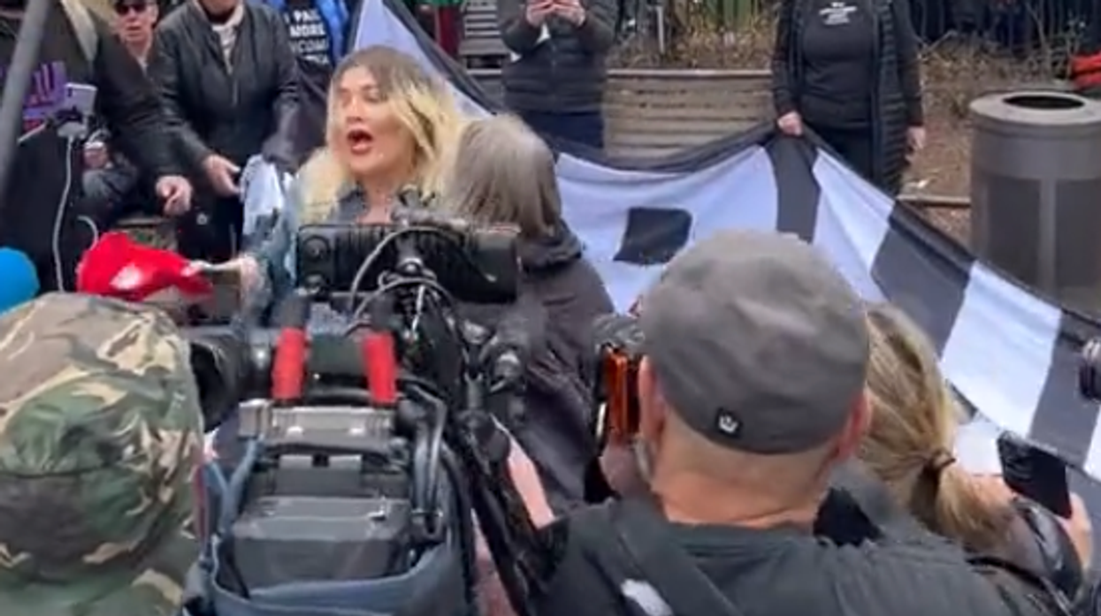 'Very ugly': MAGA supporter violently clashes with anti-Trump protesters outside courthouse