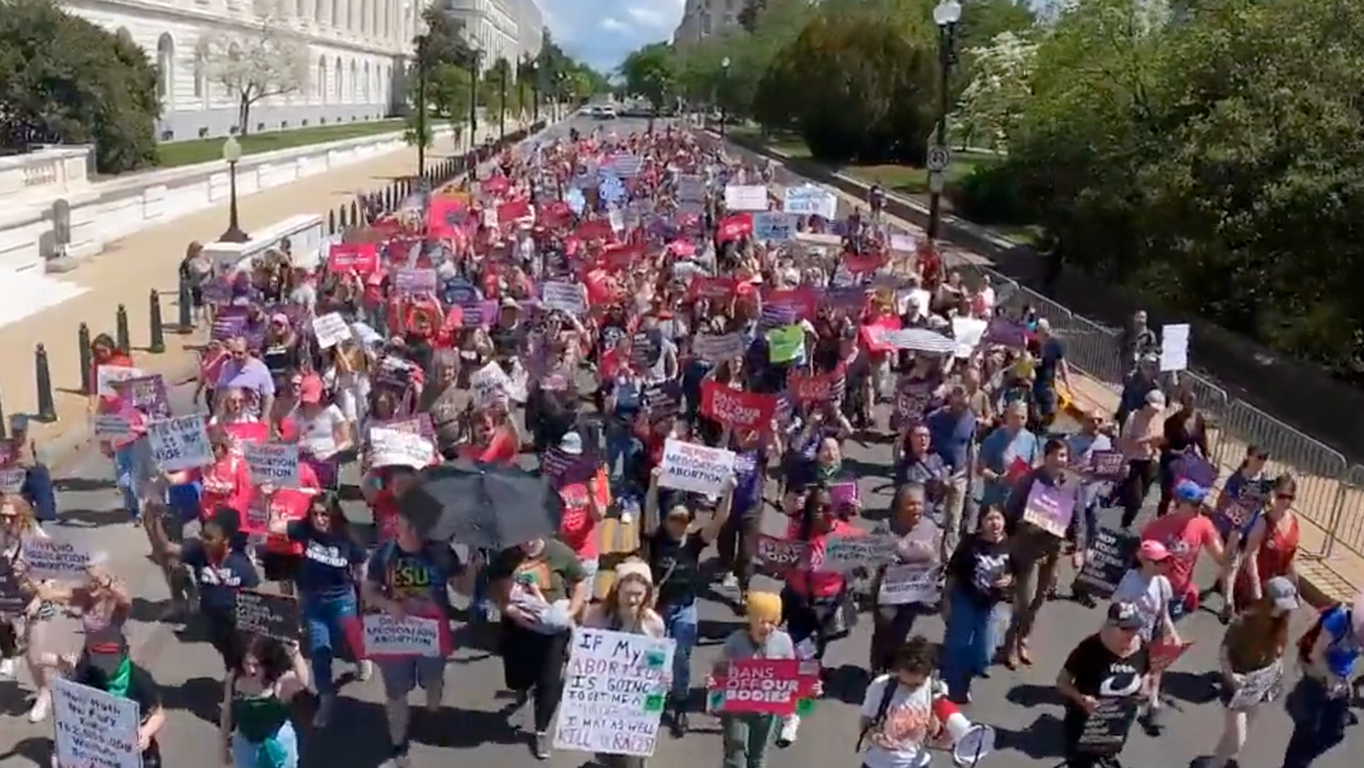 Abortion rights supporters protest at Supreme Court and throughout the country