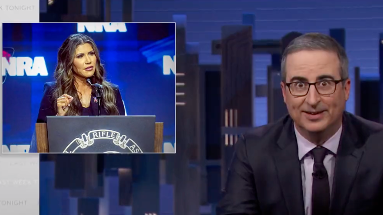 'Oscar-winning edit': John Oliver lauds C-SPAN's 'brutal' cutaway to all-white NRA audience