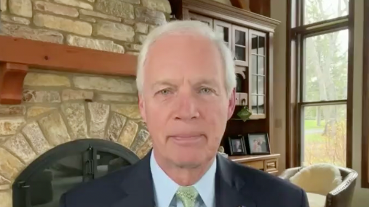 'Is he really that stupid?' Twitter aghast after Ron Johnson says climate change will 'benefit' US