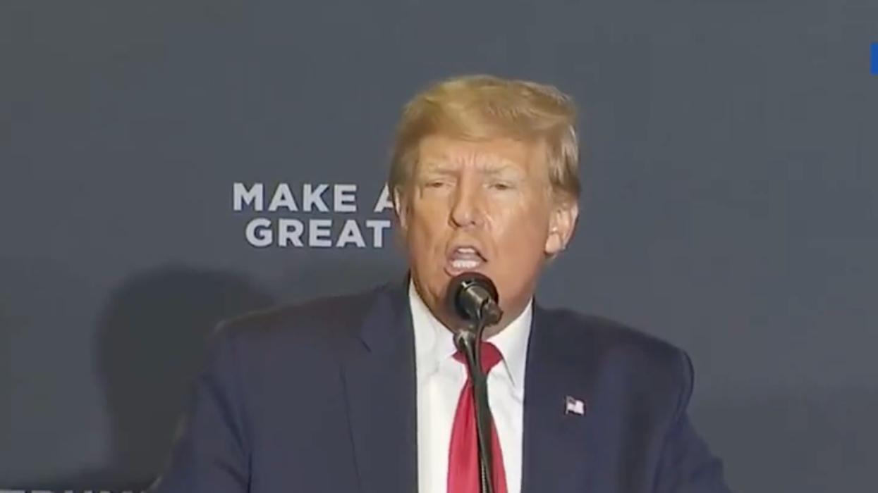 Donald Trump says electric cars spew 'dirt into the air' during New Hampshire speech