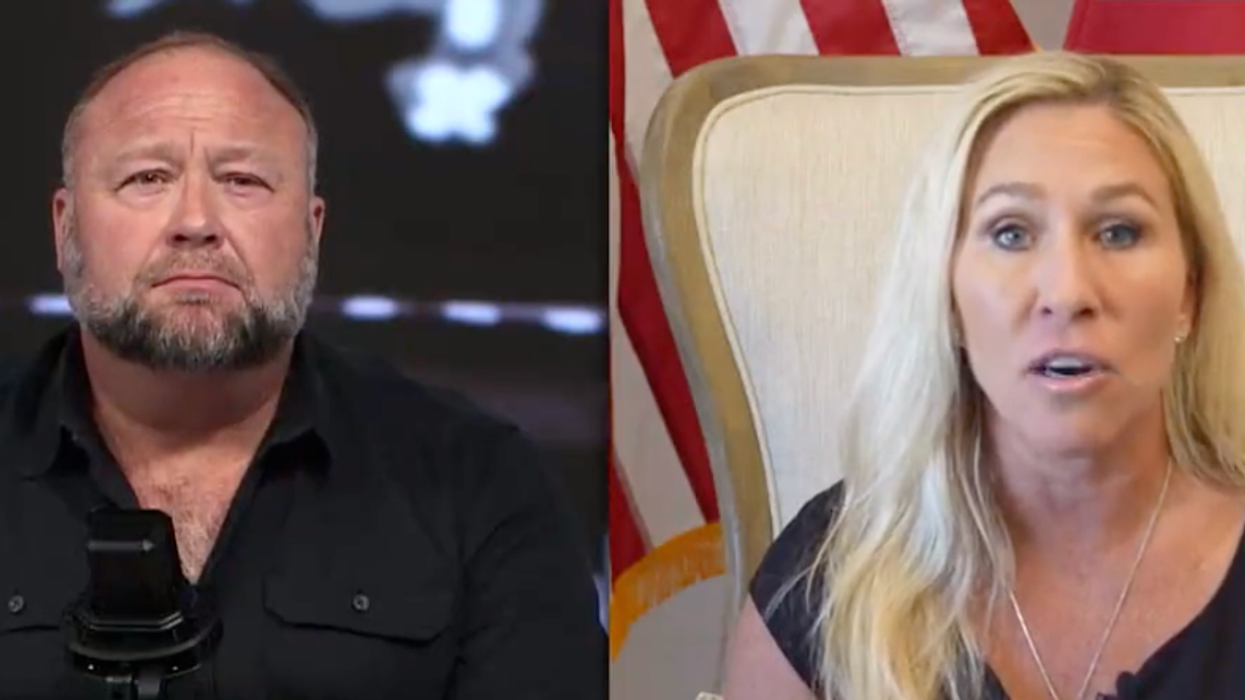 'You were right all along': Marjorie Taylor Greene butters up billion-dollar Sandy Hook debtor Alex Jones