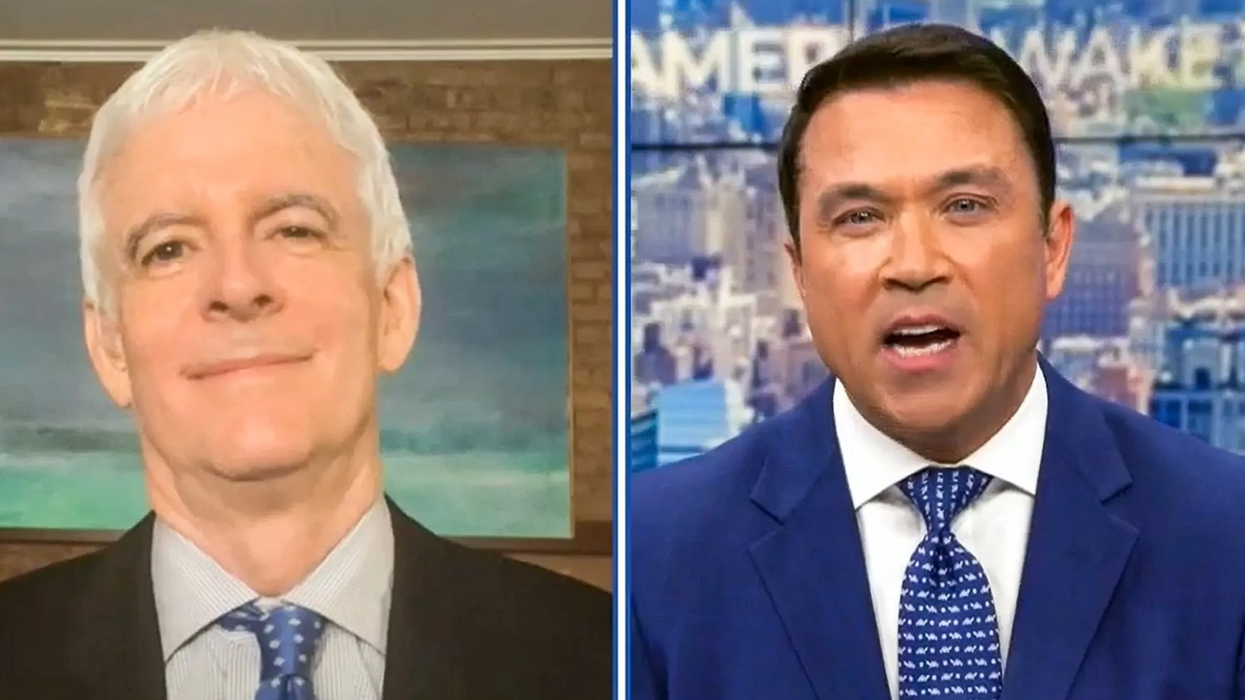 'A big whale in a polo shirt': Guest nails Newsmax host for hypocrisy on Trump’s physical fitness
